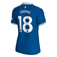 Everton Ashley Young #18 Domaci Dres za Ženska 2023-24 Kratak Rukav